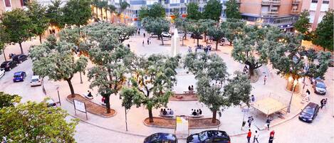 Blick von der Unterkunft