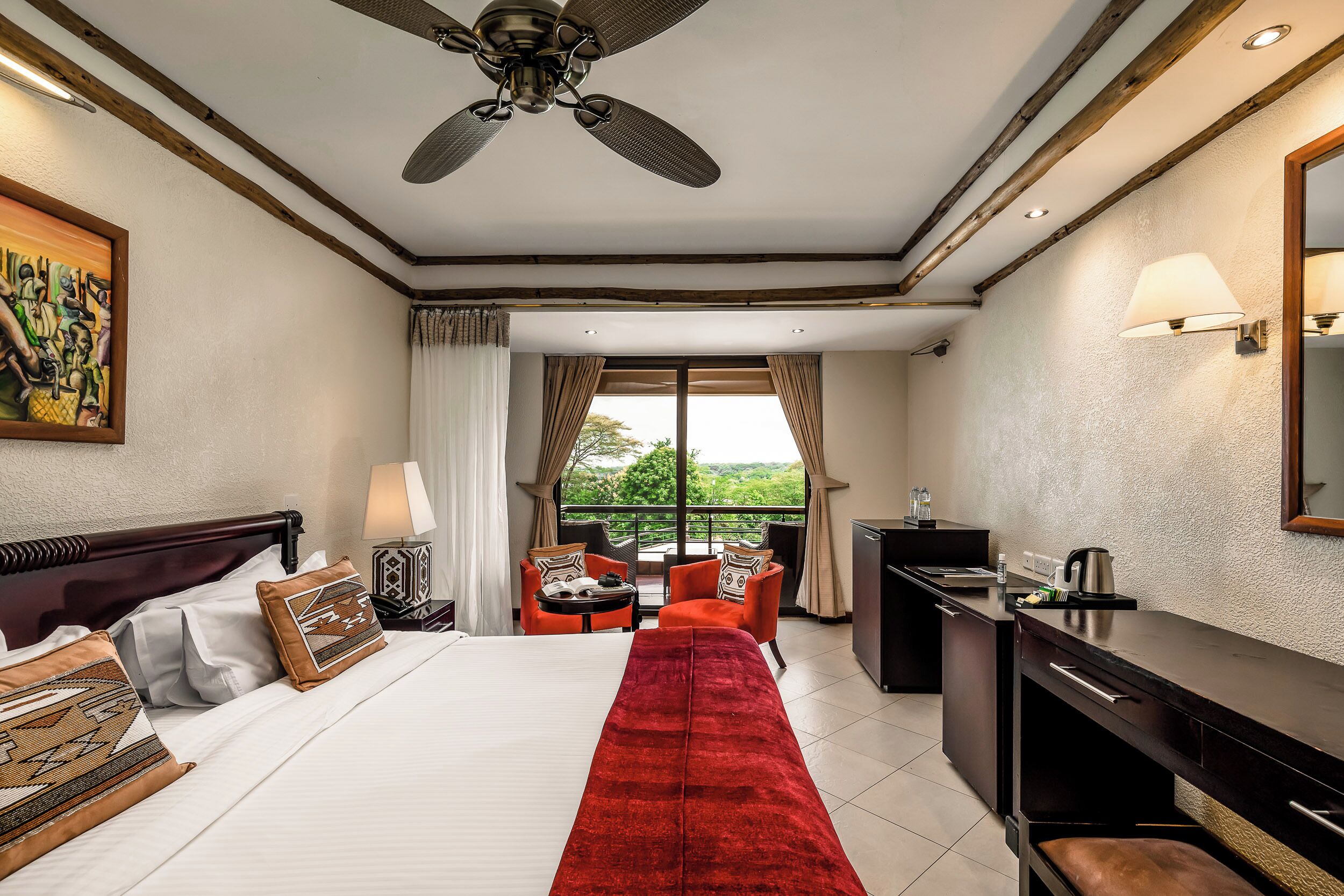 In-room safe, desk, blackout curtains, bed sheets