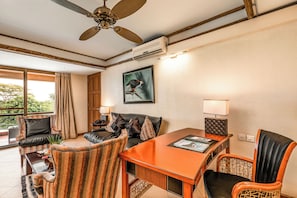 Superior Room | Living area | 42-inch flat-screen TV with satellite channels