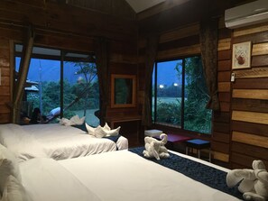 빌라 (Mountain & Farm View) | 객실 내 금고, 책상, 무료 WiFi, 침대 시트