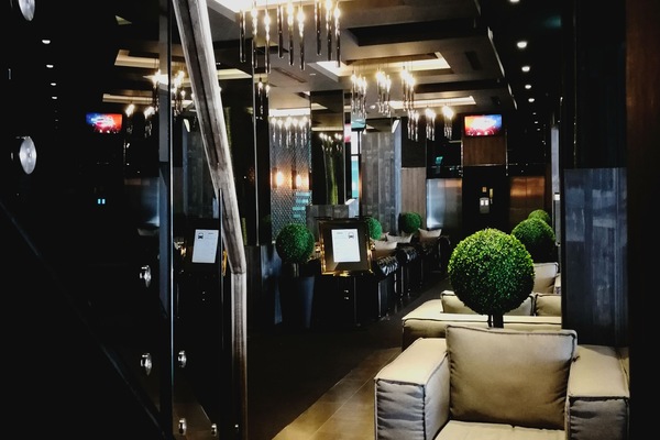 Lobby sitting area
