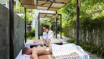 Body treatments, body wraps, body scrubs, facials, reflexology