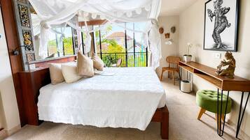 Egyptian cotton sheets, premium bedding, pillow-top beds, minibar