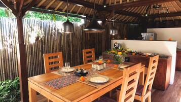 Villa, 2 Bedrooms, Private Pool (SATI) | In-room dining