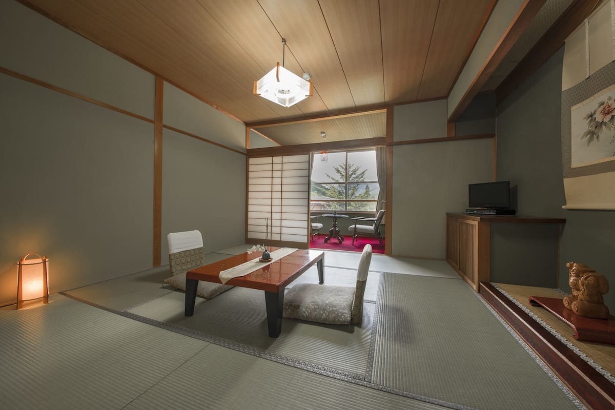Kamar Tradisional, kamar mandi pribadi (Japanese Style, 8 Tatami-mats) | Brankas, meja kerja, dan Wi-Fi gratis