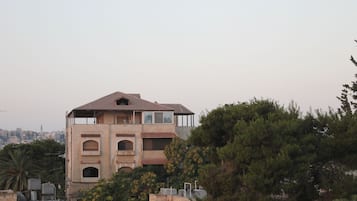 Vue depuis lâhĂ©bergement