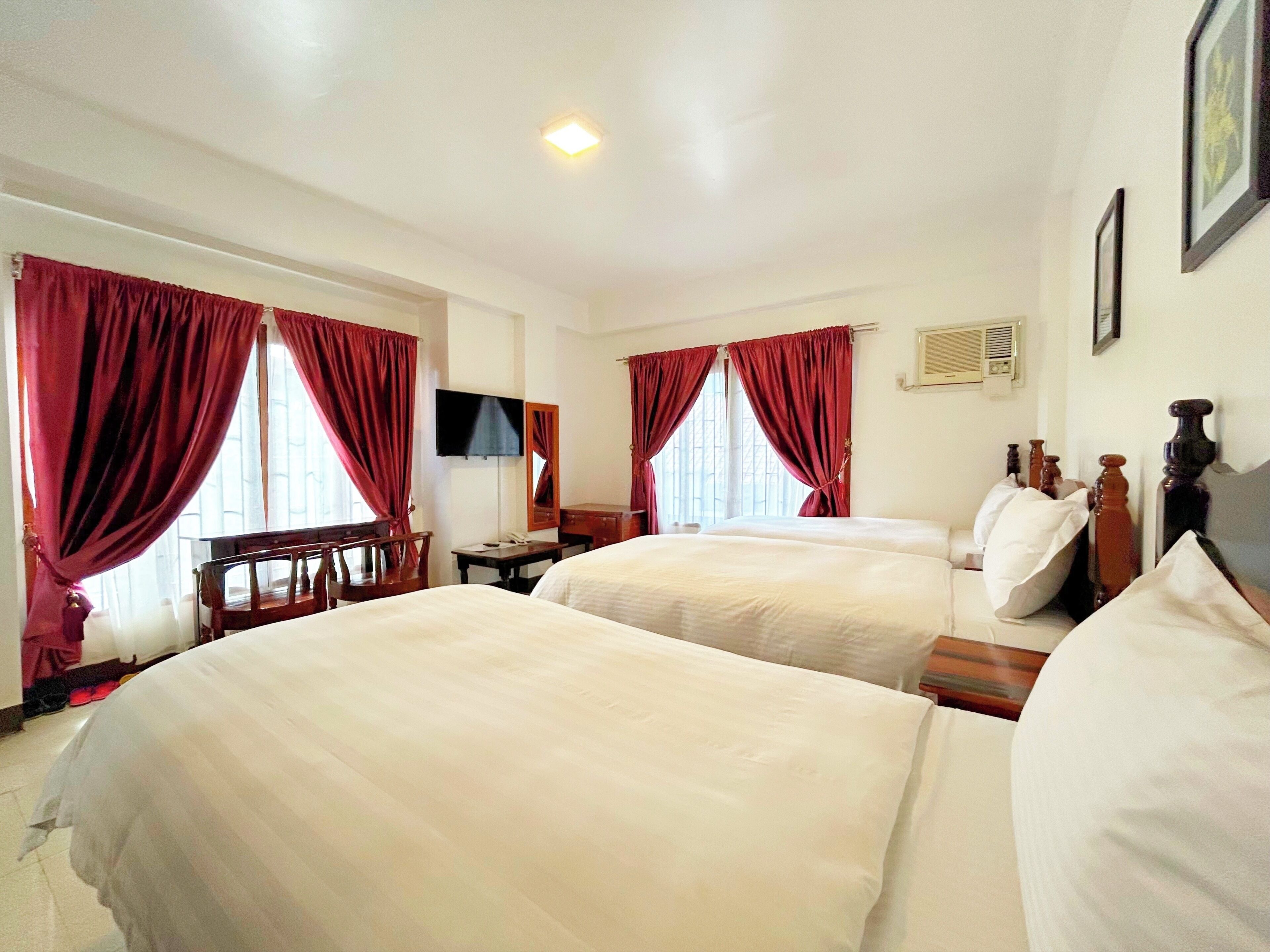 Quarto triplo (Forest Bldg. - Triple Beds) | Roupas de cama de algodão egípcio, roupas de cama premium