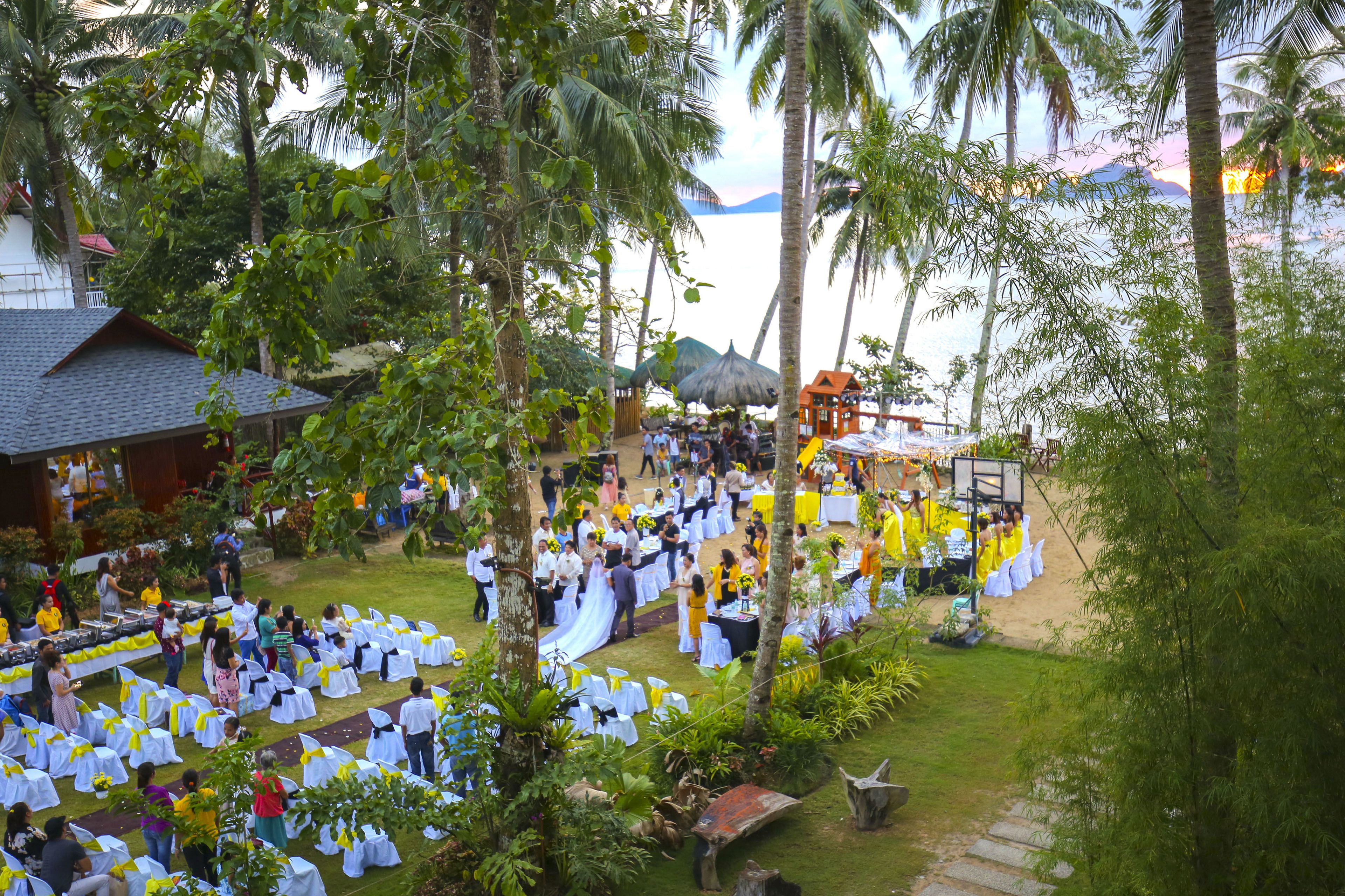 Udendørs banketområde