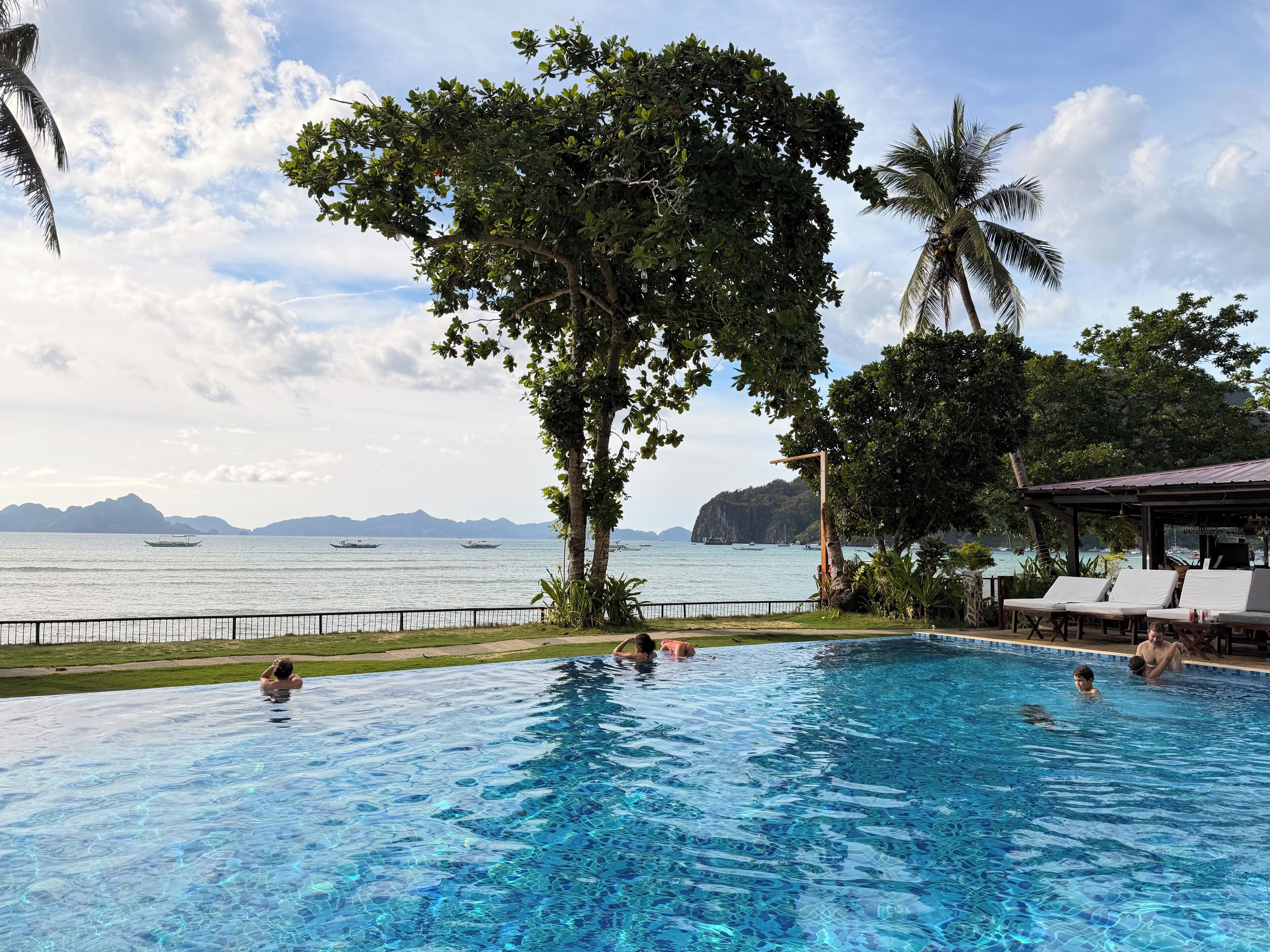 Outdoor pool, open 6 AM to 8:00 PM, free cabanas, sun loungers