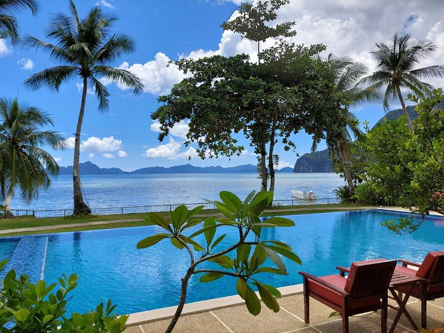 Vista a la playa o al mar