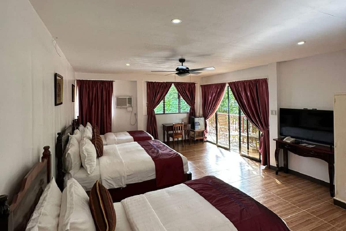 Oceanview Family Room 1 Queen and 2 Single Beds