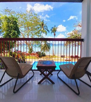 Vista a la playa o al mar