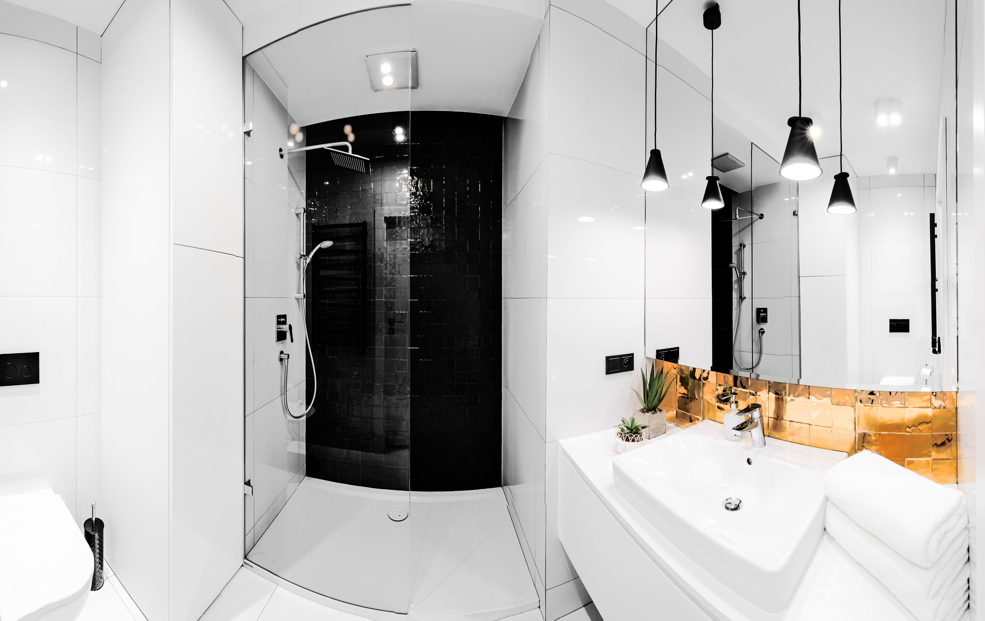 Departamento (Barcelona) | Baño | Regadera, regadera tipo lluvia, amenidades de baño gratuitas 