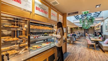 Daily continental breakfast (GBP 13 per person)