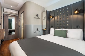 Standard Double Room (with window) | In-room safe, desk, laptop workspace, blackout drapes