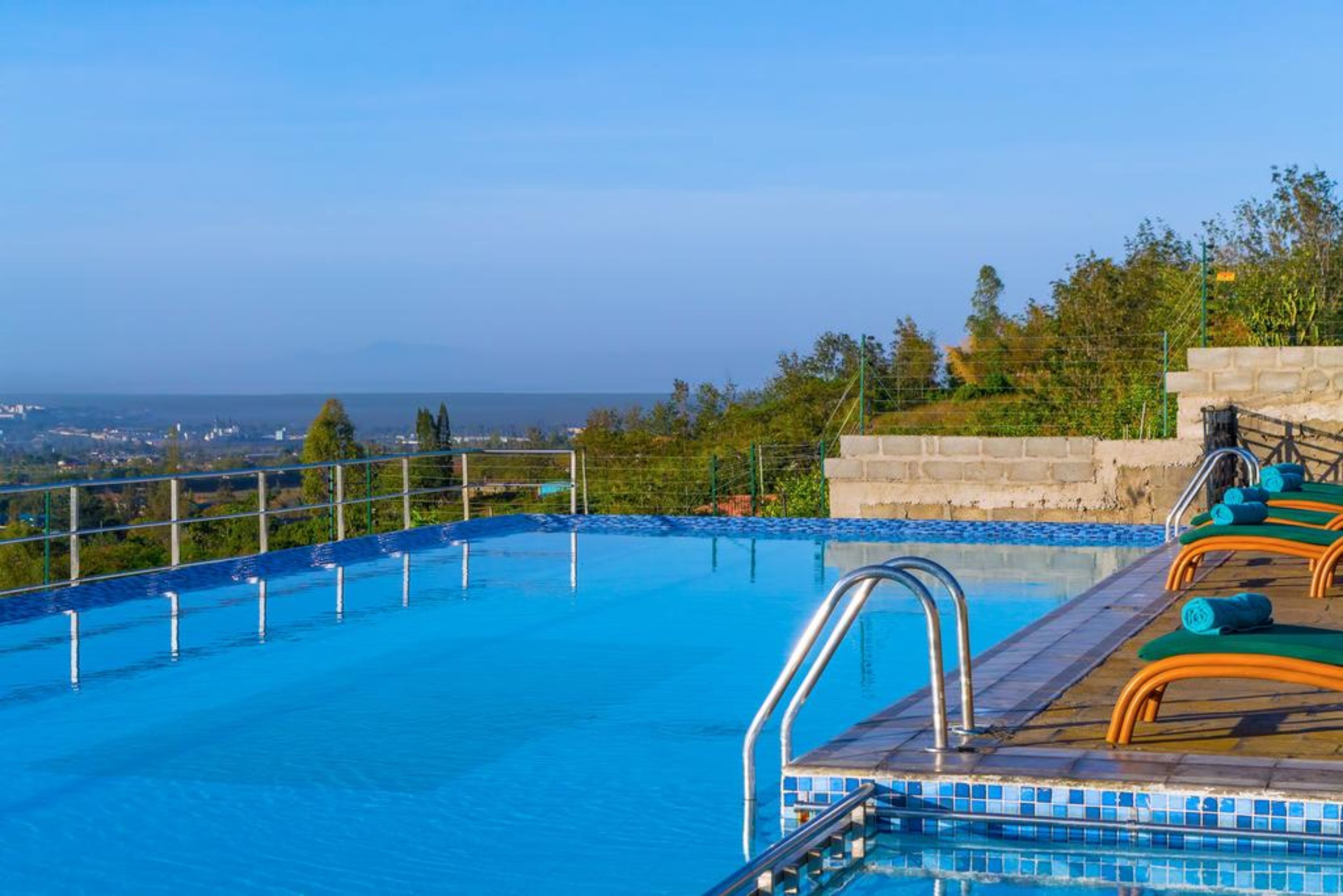 Piscina en la azotea