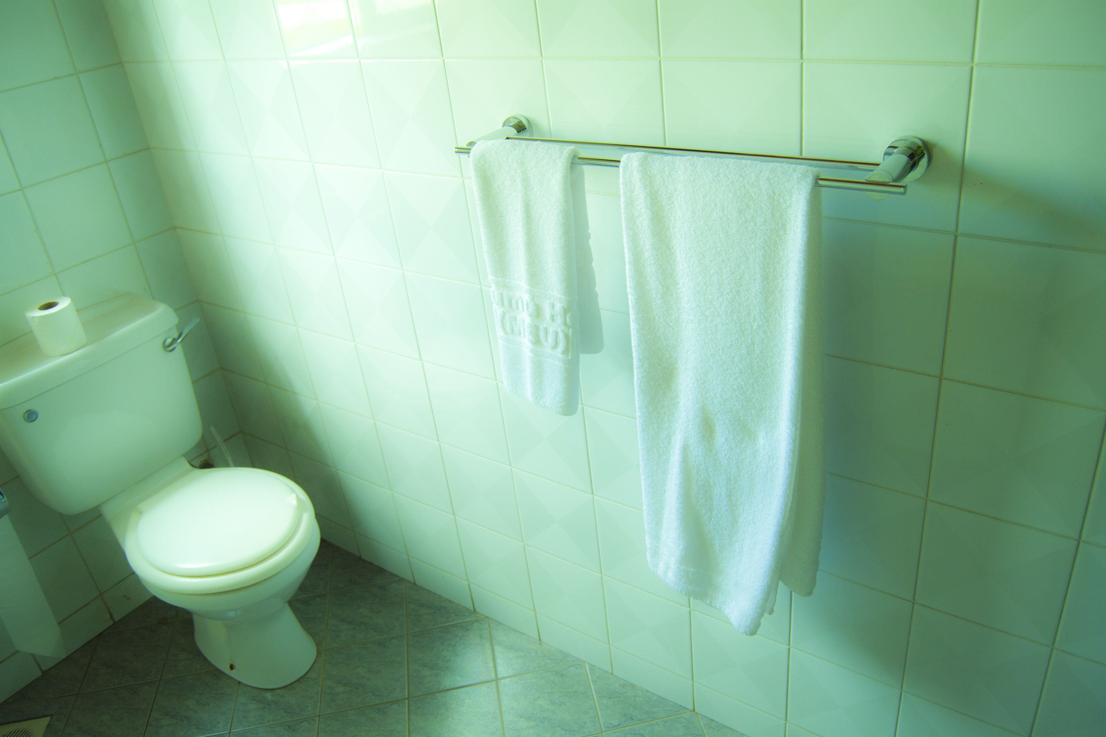 shower, free toiletries, towels