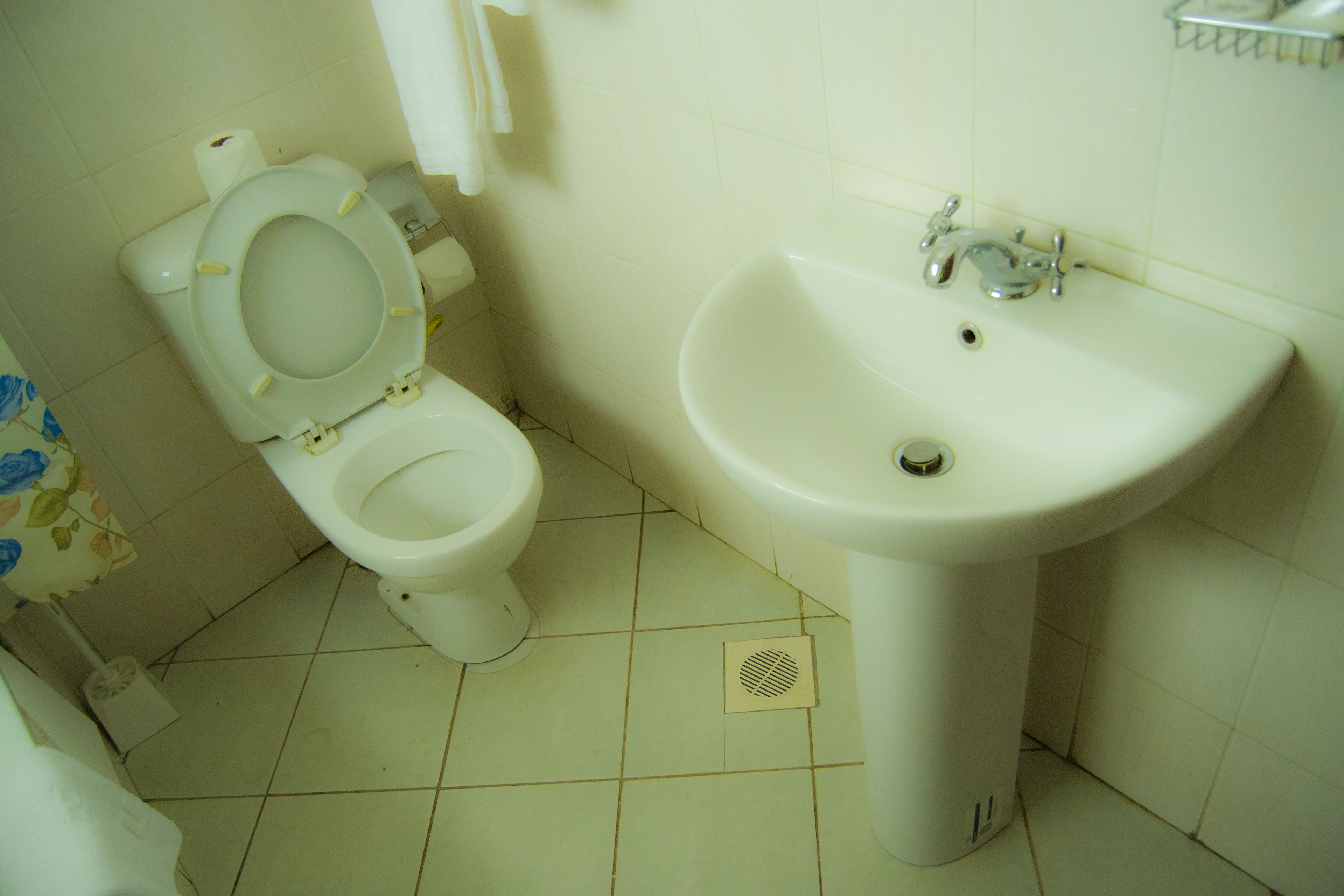 shower, free toiletries, towels