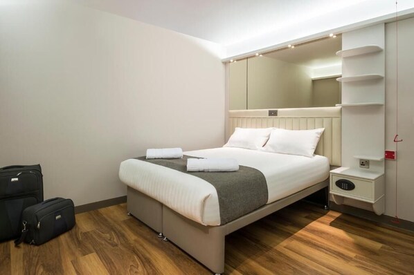 Double Room, No Windows | Premium bedding, in-room safe, desk, blackout curtains