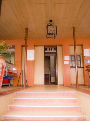 Voorkant van accommodatie