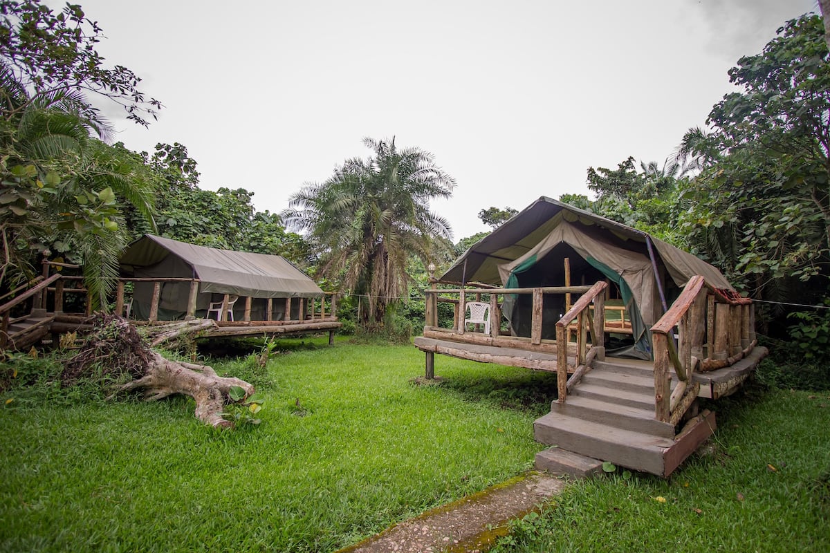 Superior Tent | Cribs (free), WiFi (free), bed sheets