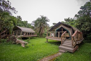Superior Tent | Free cribs/infant beds, free WiFi, bed sheets - Roots Retreat and Camping Resort (Entebbe)