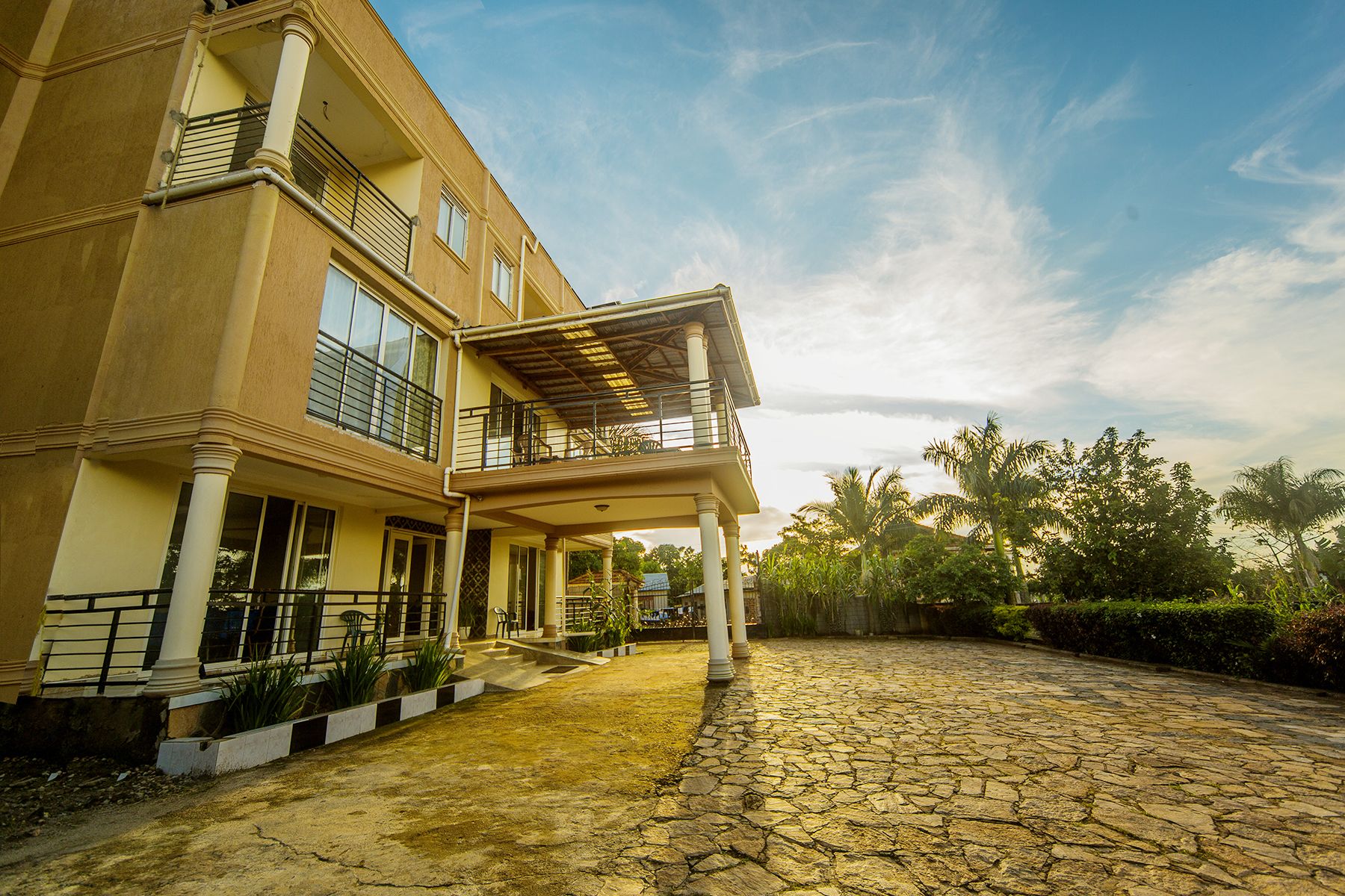 Façade de l’hébergement