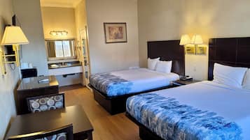 Double Room, 2 Queen Beds | Desk, iron/ironing board, free WiFi