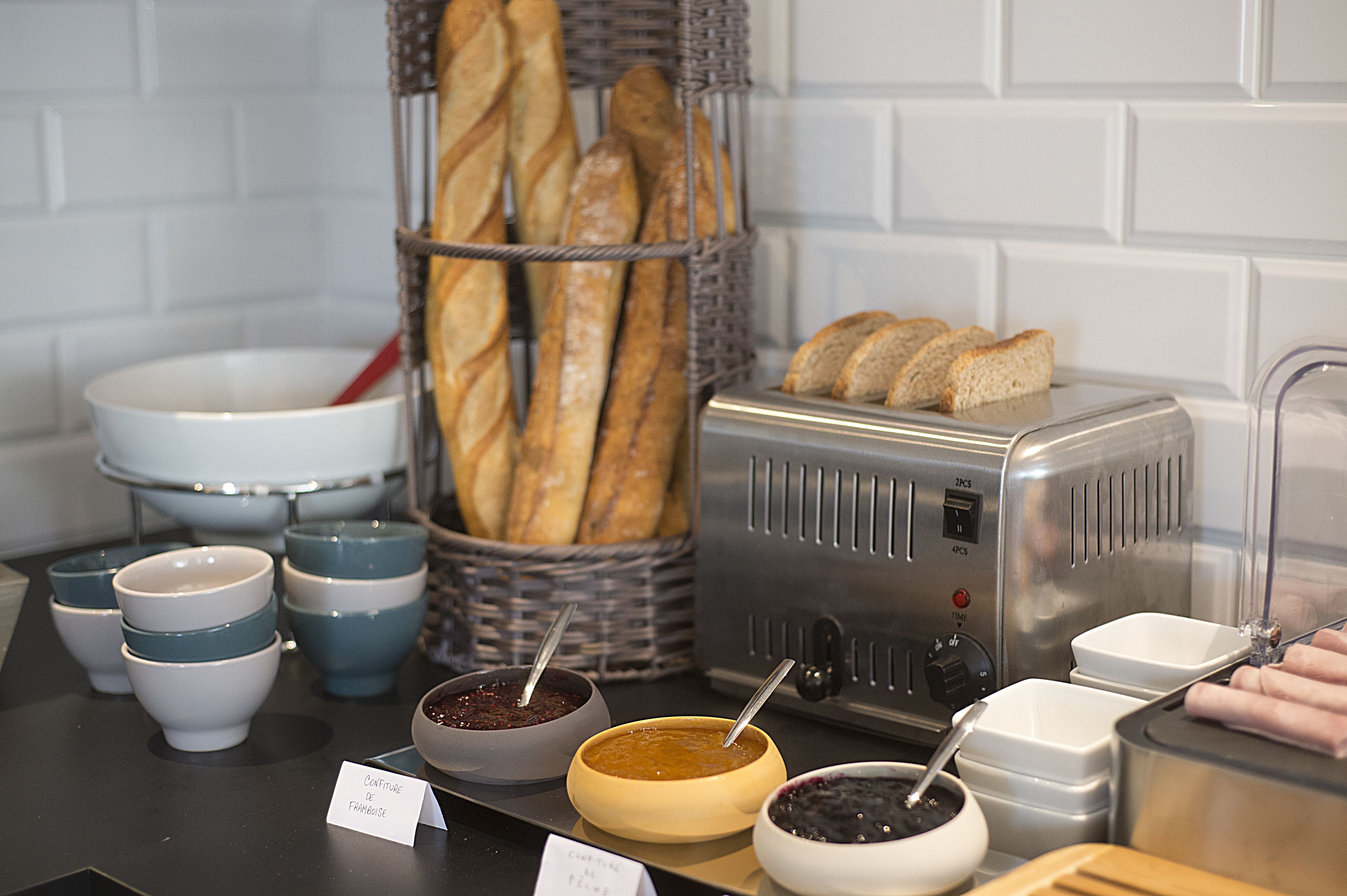 daily buffet breakfast (eur 8.50 per person)