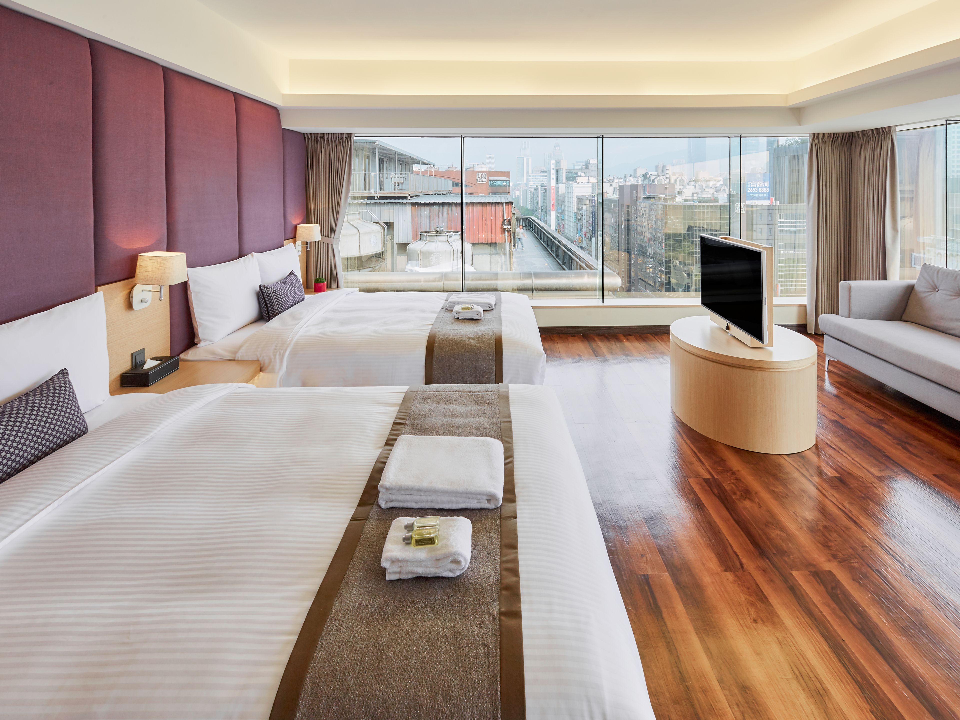 panoramic quadruple room | 1 bedroom, premium bedding, down duvets, pillow-top beds