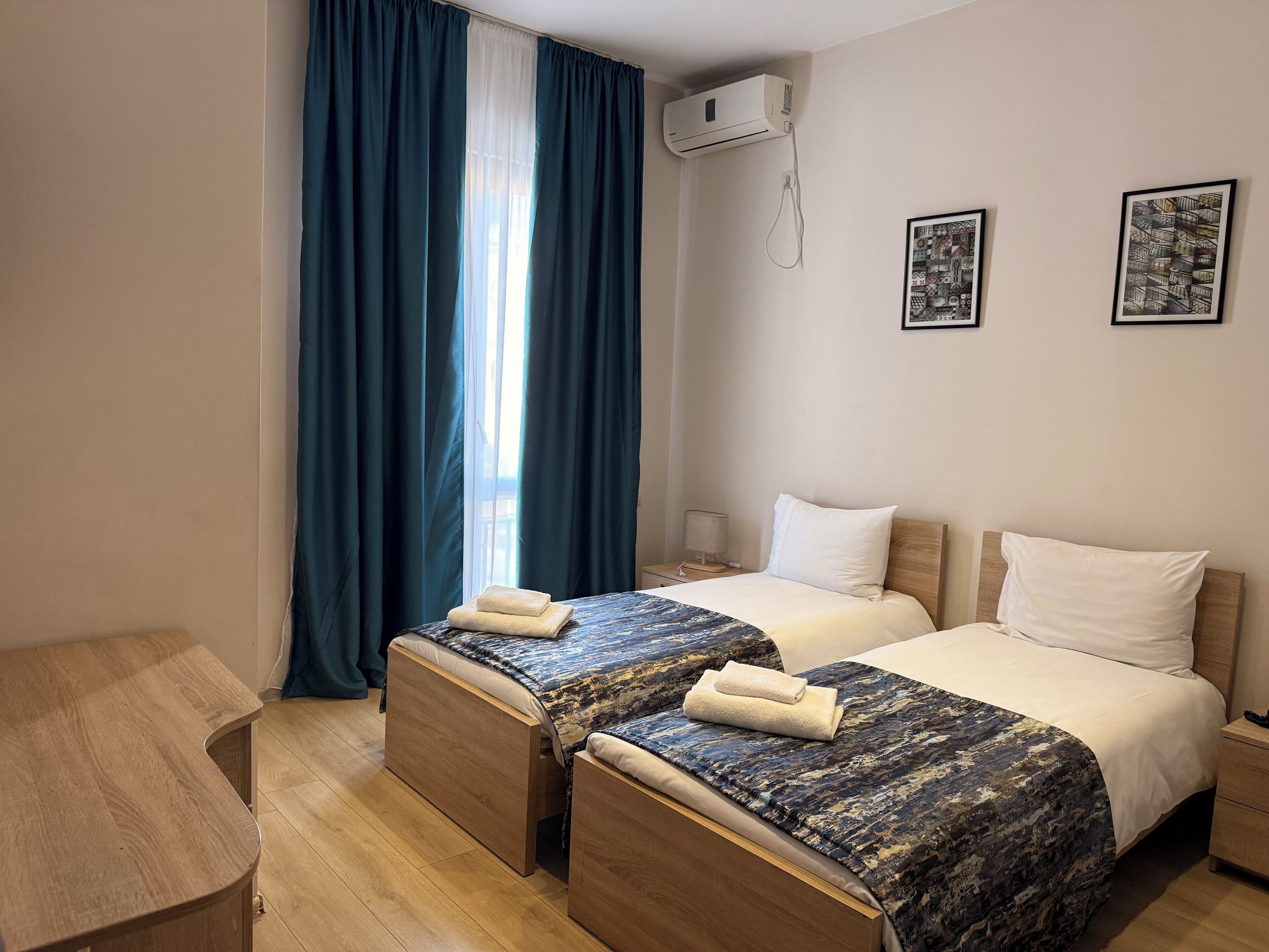 Minibar, in-room safe, desk, blackout curtains