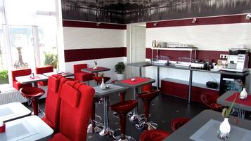 Daily buffet breakfast (EUR 8 per person)