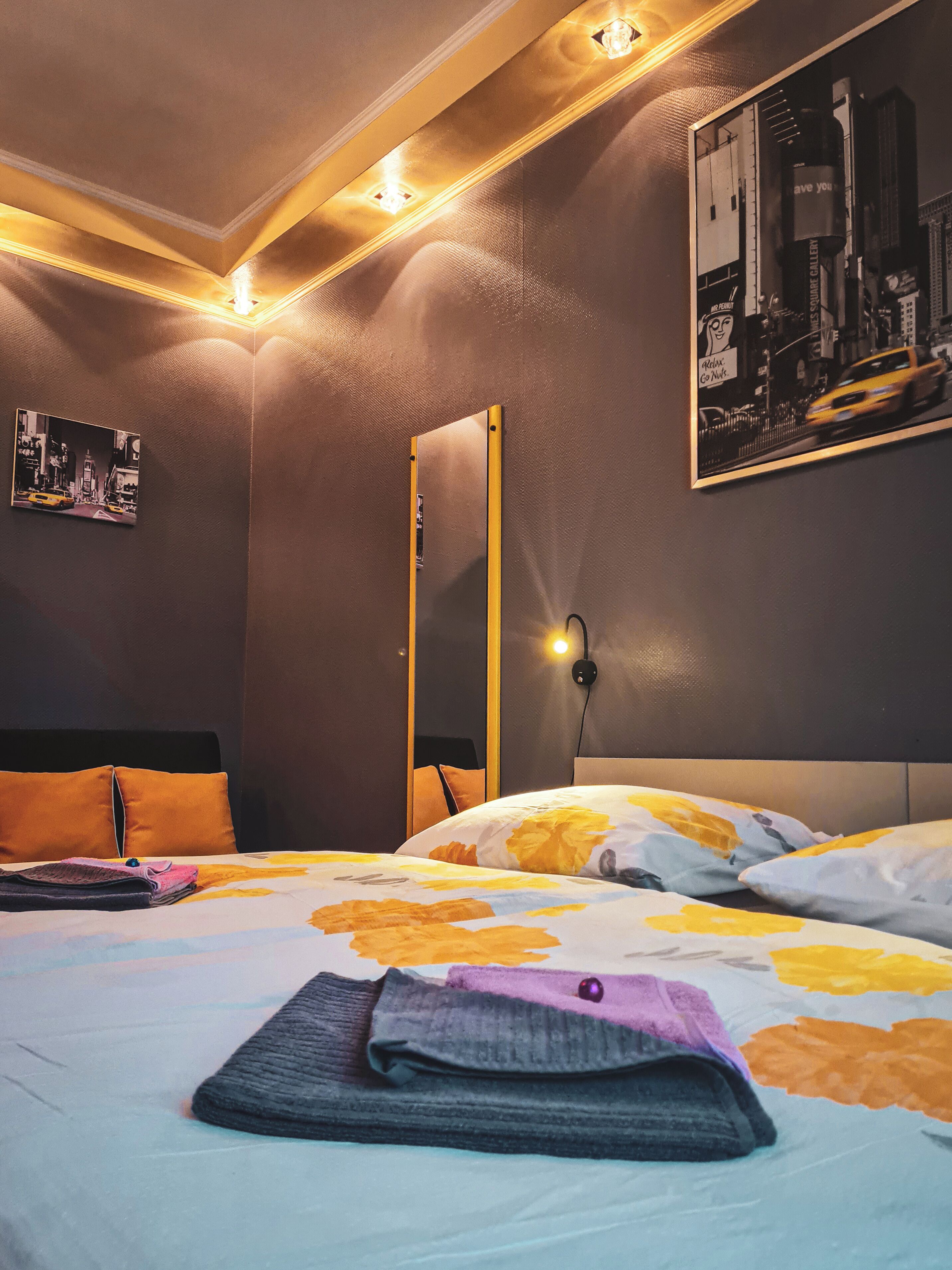 comfort double or twin room, 1 queen bed with sofa bed | desk, free wifi, bed sheets, wheelchair access