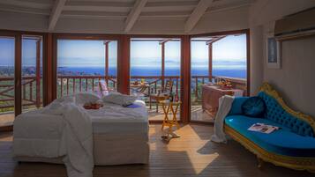 Chambre Deluxe, 1 trĂšs grand lit, vue mer | Vue de la chambre