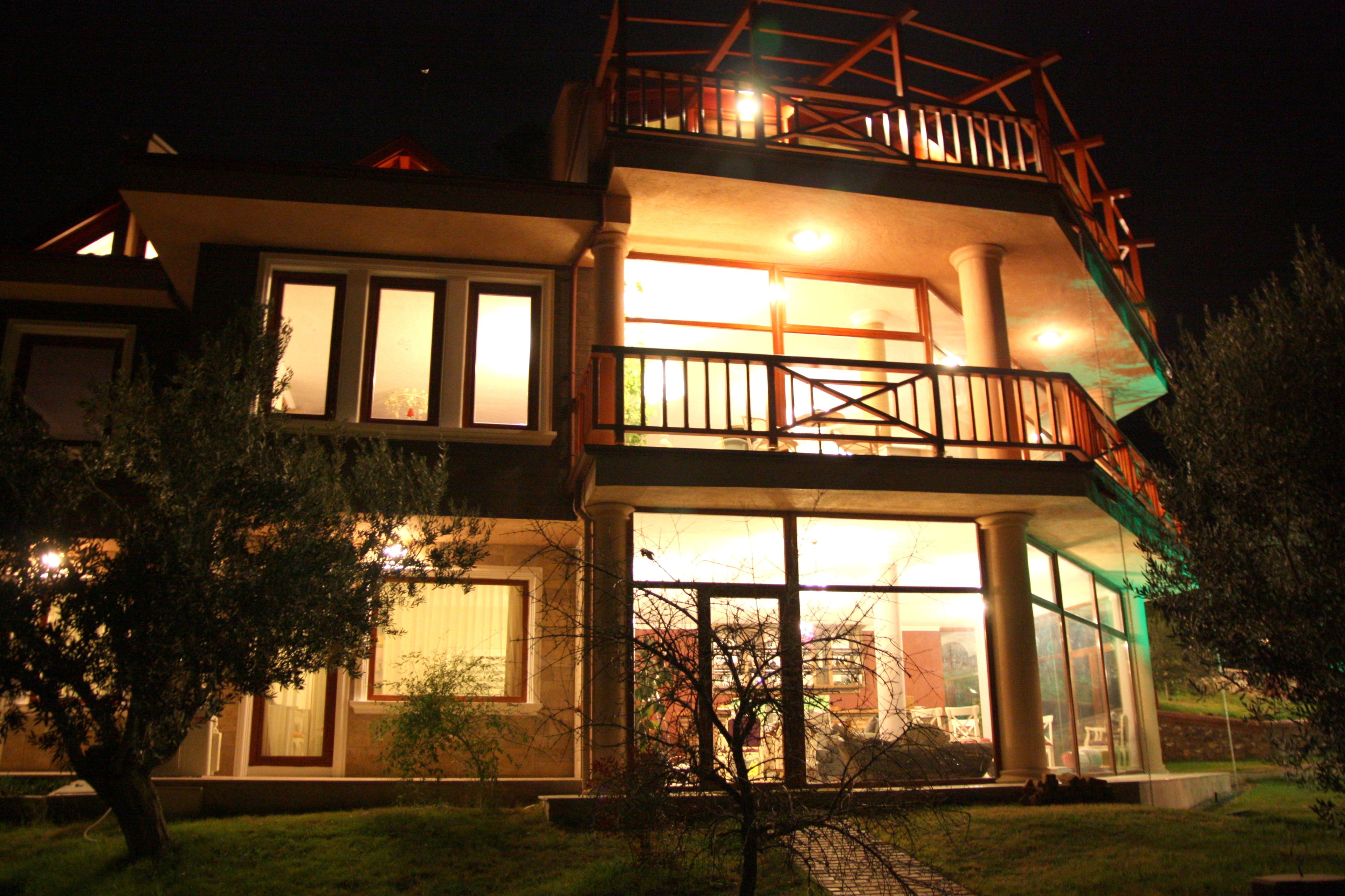 front of property – evening/night