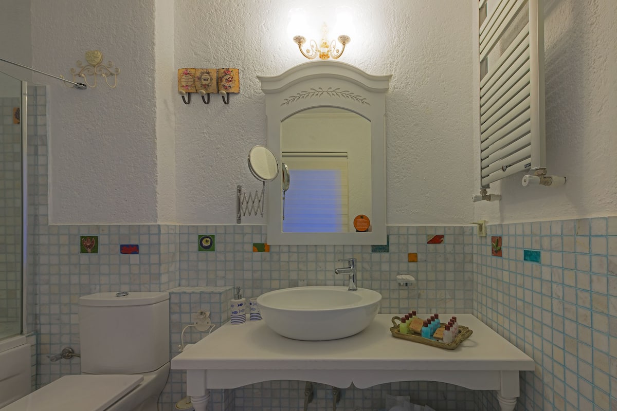 Ücretsiz banyo/kozmetik ürünleri, saç kurutma makinesi, bornoz, terlik