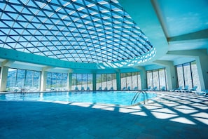 Indoor pool, 2 outdoor pools, open 8 AM to 11:00 PM, pool umbrellas - Marxal Resort & SPA (Sheki)