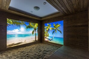 Behandlungsräume für Paare, Sauna, Whirlpool, Dampfbad