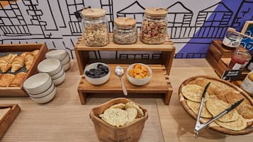 Daily buffet breakfast (EUR 14 per person)