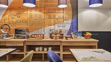 Daily buffet breakfast (EUR 14 per person)