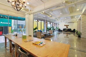 Sala de estar en el lobby