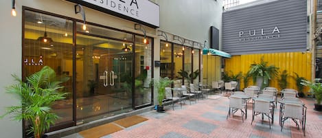Entrada de la propiedad