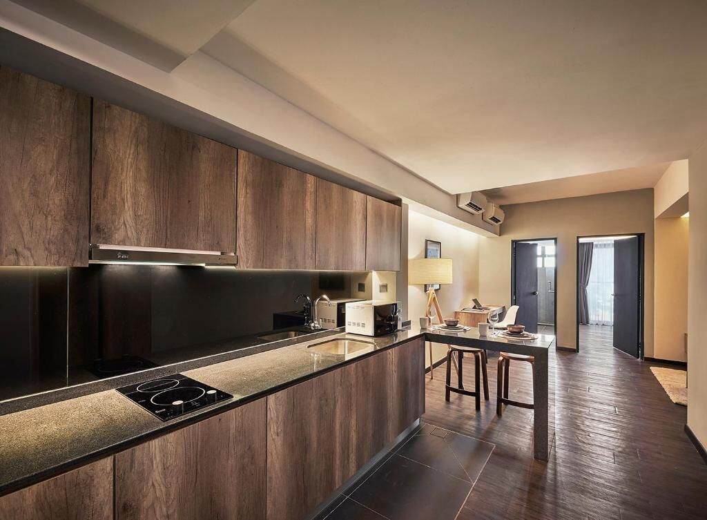 Eget kjøkken | Kjøleskap, mikrobølgeovn, kokeplater og kaffetrakter/tekoker