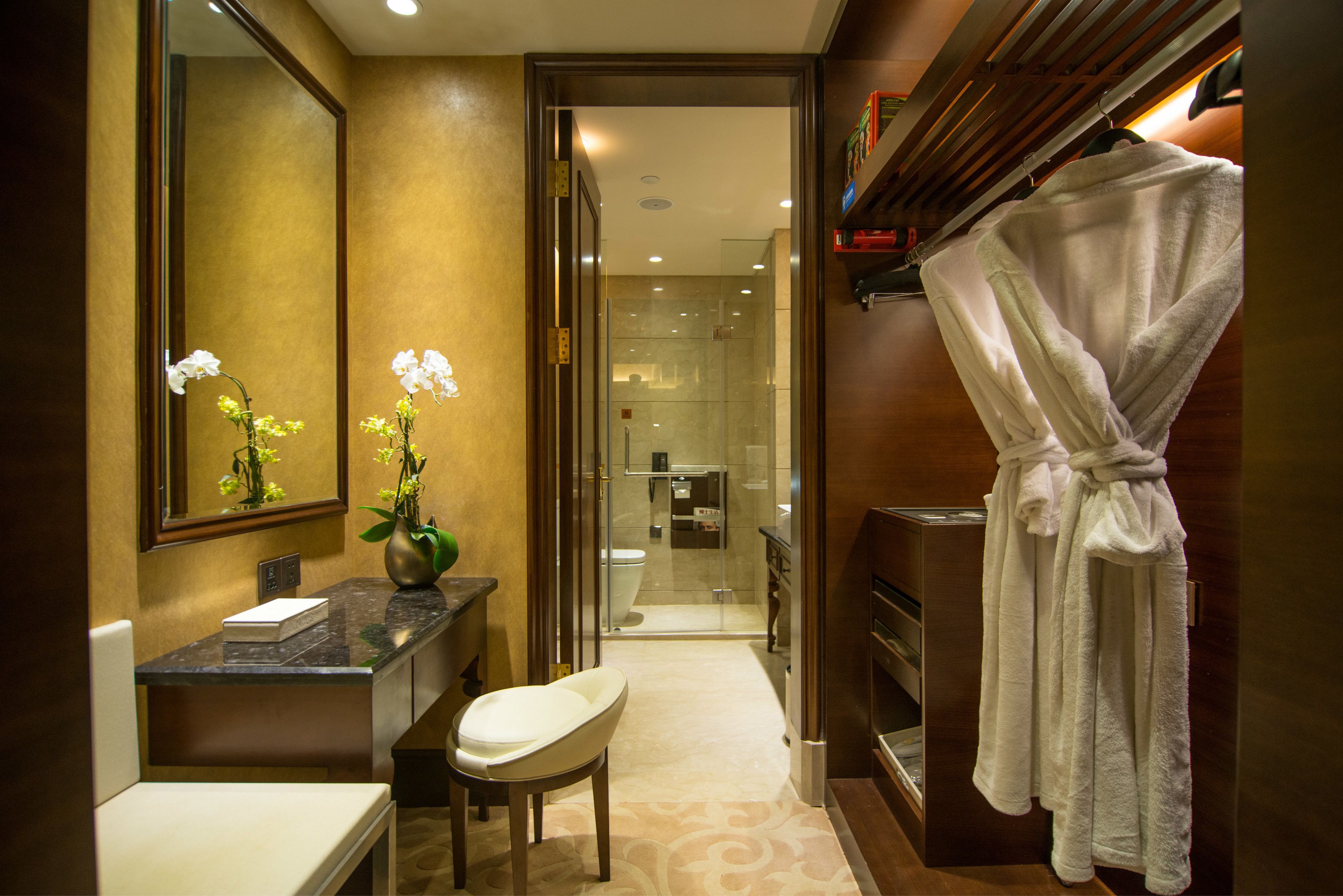 deluxe suite | living area | lcd tv