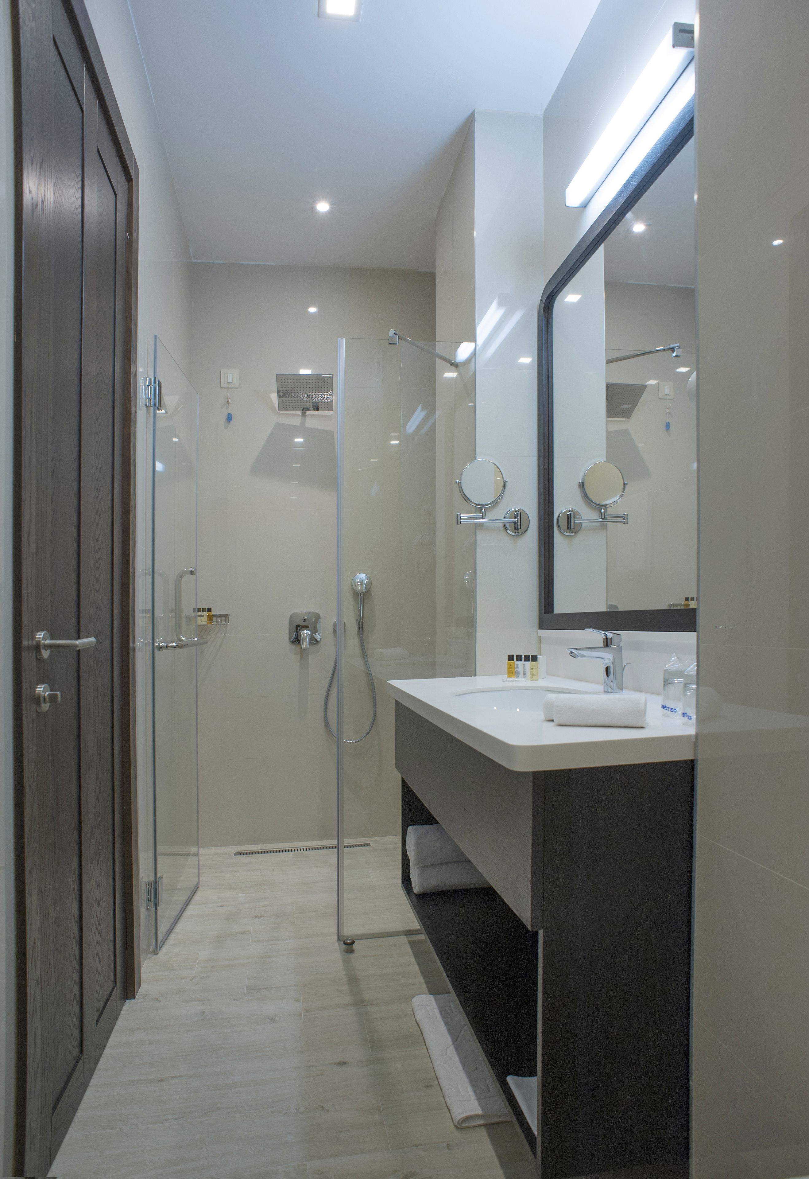 free toiletries, hair dryer, bathrobes, slippers