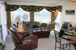 Condo, 2 Bedrooms | Living area - Lake Arrowhead Quarters (Myrtle Beach)