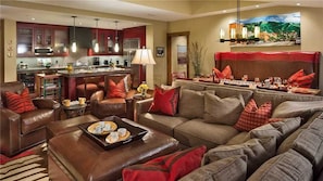 Condo, Multiple Beds, Mountain View (Twilight Peak (#502) (Condo)) | Living area | Flat-screen TV, DVD player