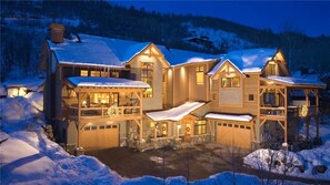 House, Multiple Beds, Mountain View (Black Bear Chalet (Townhouse)) | Front of property – evening/night