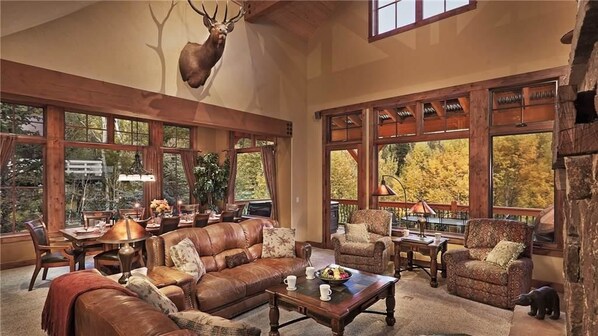 House, Multiple Beds, Mountain View (Brown Bear Chalet (Townhouse)) | Living area - Brown Bear Chalet 4 BedroomHoliday home By Moving Mountains (Steamboat Springs)