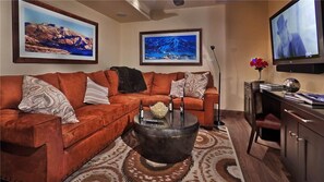 Condo, Multiple Beds, Mountain View (Snowline Ridge (#307) (Condo)) | Living area | Flat-screen TV - Snowline Ridge 307 4 BedroomCondo By Moving Mountains (Steamboat Springs)